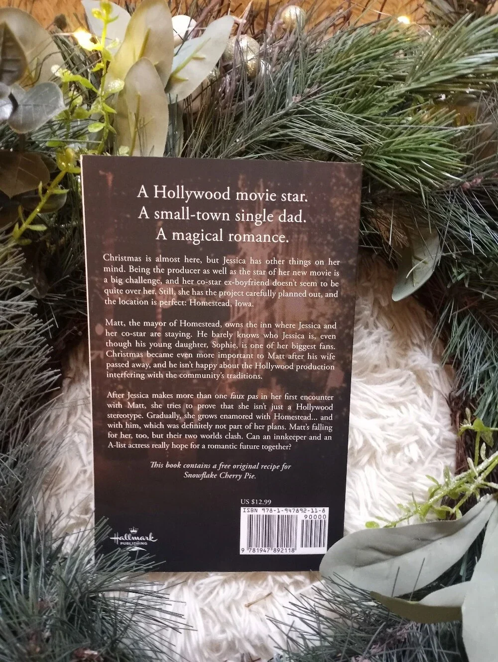 Hallmark Black & Green Holiday Romance Back-Cover Novel